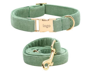 Coleira de veludo personalizada, coleira para cachorros e gatos personalizados, elegante e personalizada, itens para animais de estimação - Product Image 2