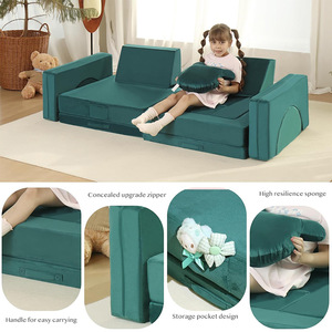 Giving Tree Modular <b>Kids</b> <b>Sofa</b> Building Blocks 17-Piece Set For Children Age 3+ Educational Play Furniture - Product Image 4