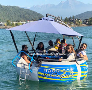 Botes de Pedales para 8 Personas con Barbacoa, <span class=keywords><strong>Donu</strong></span> Boats en Venta, Equipos para Parques de Diversiones, Bote de Pedales para Niños, Botes de Pedales Fwu Long para 4 Personas - Product Image 3