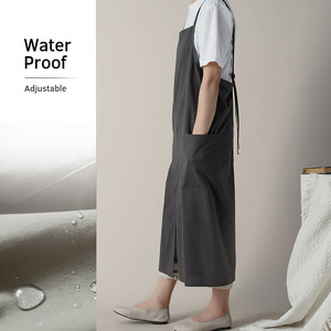 Women Cotton Linen Aprons,Adjustable Comfortableross Apron with Pockets Cooking Gardening Baking 5 pieces can be customized