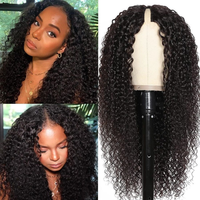 Perruques brésiliennes en cheveux humains 100% naturels, qualité V Part, densité 310%, bouclées afro, pour femmes noires.