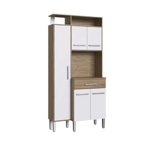 Armoire de cuisine moderne Decibel DB-AC5101 RITA 5 portes 1 tiroir en bois aggloméré/Blanc - Product Image 1