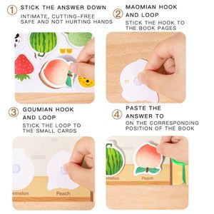 Children DIY Early <b>Educational</b> Busy <b>Book</b> Reusable Sticker Quiet Preschool Activities for Toddlers Baby Learning <b>Books</b> for Kids - Product Image 3