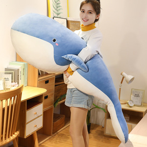 Hot Selling <strong>Sofa</strong> Cushion Realistic Whale <strong>Plush</strong> Pillow <strong>Stuffed</strong> Animal Toy Whale Doll - Product Image 1