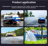 Camion-citerne à eau d'occasion, modèle 2022/2023/2024, 12 m³, Euro 5, transmission 4x2/6x4, prêt à l'exportation pour projets de distribution d'eau
