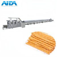 Ligne de production automatique de bretzels ligne de production de biscuits croustillants machine de fabrication de biscuits à vendre