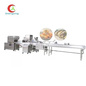 High Yield Fully Automated Production Line Pastry Sheeter Full Automatic Spring Roll Machine
