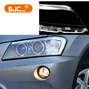 SJC Auto <span class=keywords><strong>per</strong></span> BMW X3 F25 2011-2013 faro di alta qualità lente in vetro paralumi trasparenti F25 accessori Auto - Product Image 6