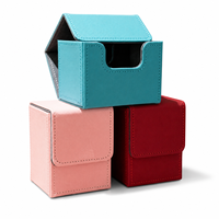 Boîte de protection pour cartes de visite de qualité supérieure, moderne, colorée, avec fermoir magnétique robuste