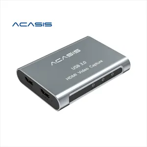 الأكثر مبيعًا في مصنع Acasis أجهزة صوتية ومعدات منزلية أخرى بطاقات التقاط فيديو عالية الدقة للتلفزيون البث المباشر