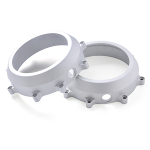 Carcasa de Motor de Aluminio Anodizado Negro Brillante con Mecanizado CNC Personalizado, Cubierta de Embrague Billet para Motocicleta de Carreras - Product Image 1