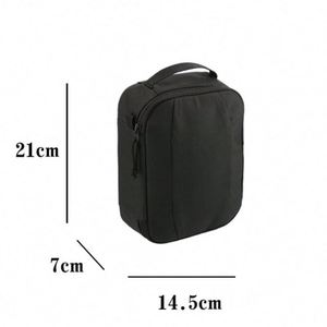 Étui de voyage portable en nylon pour organiseur électronique, sac pour câbles, petite pochette de rangement pour accessoires technologiques, pour usage promotionnel - Product Image 4