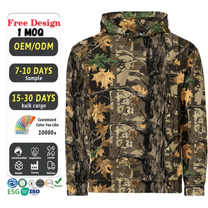 Combinaisons <span class=keywords><strong>de</strong></span> chasse d'extérieur Camo Veste tactique Printemps Automne Doublure polaire Vêtements <span class=keywords><strong>de</strong></span> chasse pour hommes Camouflage Respirant - Product Image 1