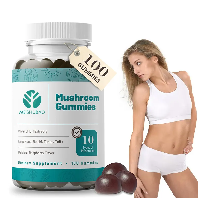 Health care Supplements mushroom gummies lion's mane mushroom extract gummies ashwagandha and mushroom gummies
