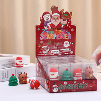 Taille-crayon manuel portable en forme de renne de Noël, coupe-crayon portable, papeterie – Articles en stock