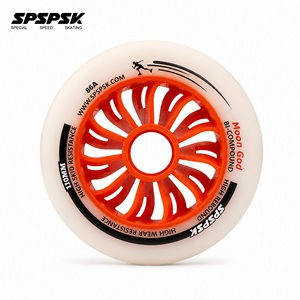 Ruota per <span class=keywords><strong>Pattini</strong></span> in Linea SPSPSK 110MM Moon God in TPU per Adulti, per Uso Esterno - Product Image 6
