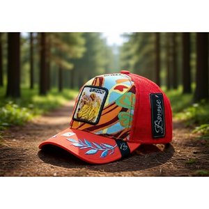 Cappello Trucker Bonnie a 6 Pannelli in Rete, Regolabile, Unisex, Stile Street, con Ricamo, per Primavera Estate, Abbigliamento Casual - Product Image 2