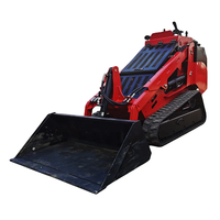 Euro 5/ CE /EPA Chine Fabricant Petite mini chargeuse compacte 380KG 1300KG Mini chargeuses antidérapantes 1 tonne Livraison rapide
