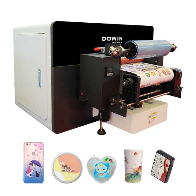 A3 UV Flatbed Printer with XP600 Print Head for Small Business-Egg & Acrylic Labels/Stickers UV Ink