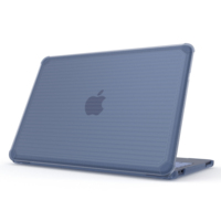 Étui pour ordinateur portable de style rayé fin, MacBook Neo, coque antichoc PC+TPU