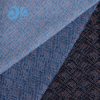 Tissu denim jacquard tissé en chevron teint en fil H214PJ-8 sergé rouille écologique en stock pour vêtements d'automne garçons, filles, hommes, femmes