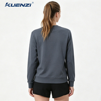 Camiseta Kuenzi sin Plancha, 260GSM, Antibacteriana, Fresca para la Piel, 26% Sorona, 74% Algodón, Cuello Redondo, Tres Agujas, Sólida, para Mujer