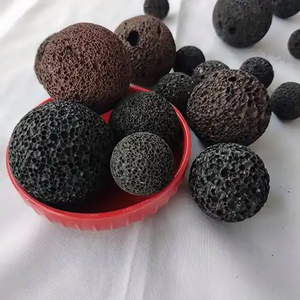 Boule d'aromathérapie en pierre de lave volcanique naturelle Eastern Stone, modèle ES054, design moderne, tailles et formes variées, demi-sphère - Product Image 4