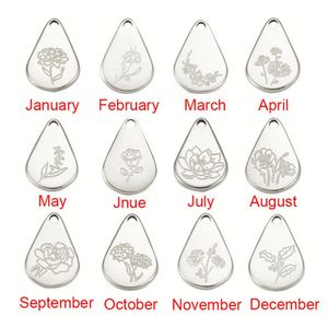 จี้รูปหยดน้ำสลักลายตามสั่งสำหรับทำเครื่องประดับขายส่งสำหรับสร้อยคอผู้หญิง - Product Image 4