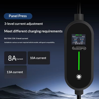 Chargeur EV portable personnalisé GBT Type3.3KW 3.5 KW AC pour usage domestique certifié CE avec garantie de 2 ans