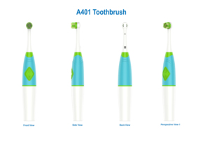 Cepillo de Dientes Eléctrico Sónico Portátil OEM de Marca Privada con Cerdas Súper Suaves y Batería para Niños - Product Image 3
