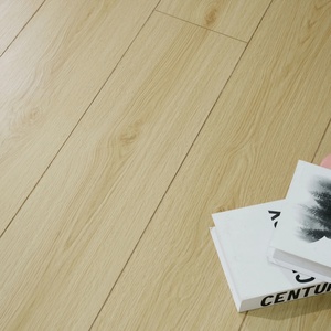 Plancher <span class=keywords><strong>stratifié</strong></span> HDF couleur naturelle à clic, prix avantageux, 8 mm 12 mm, moderne, lisse, AC3, pour hôtel, école, hôpital, bureau, cuisine - Product Image 1