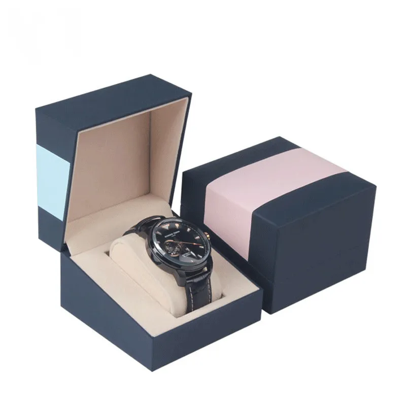 2022 공장 스팟 새로운 고품질 여러 가지 빛깔의 pu 가죽 시계 상자 남자 시계 상자 시계 상자 선물