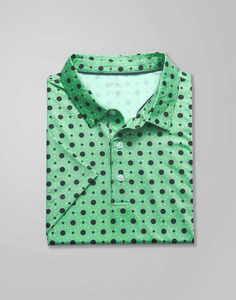 Polo de golf de haute qualité, sublimation intégrale, logo personnalisé, vêtements de sport, polos de golf sublimés pour hommes - Product Image 5