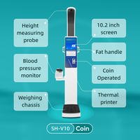 SH-V10 Gesundheits-Checkup-Kiosk Verkaufsautomat mit Größen- und Gewichtsmessung Bluttest Körperuntersuchungsgerät für Apotheken