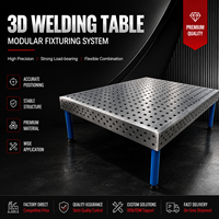 Table de travail de soudage 3D flexible pour charges lourdes, série D28, plateforme de fixation en fonte pour la fabrication d'acier