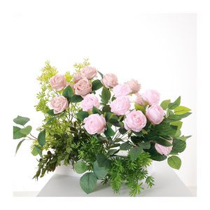 ดอกกุหลาบประดิษฐ์สำหรับงานแต่งงานงานเลี้ยงวันเกิดของตกแต่งโชว์รูมดอกไม้ - Product Image 4