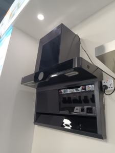 <span class=keywords><strong>Hotte</strong></span> de cuisine intelligente Jiaye avec écran en verre trempé, fournisseur professionnel, design moderne en forme de 7, OEM, <span class=keywords><strong>hotte</strong></span> de cuisine de luxe - Product Image 6