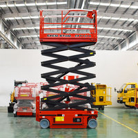 Plataforma de Trabajo Aérea Económica de Alta Calidad, Elevador de Tijera de 6M, 8M, 10M, 12M, 14M, 16M