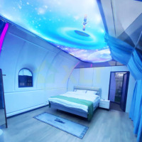 Starshine Starry Dome House Maison dôme PC en polycarbonate pour le glamping Plus tente dôme à bulles en polycarbonate