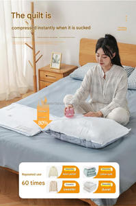 8 confezioni di <span class=keywords><strong>sacchetti</strong></span> <span class=keywords><strong>per</strong></span> la conservazione <span class=keywords><strong>sottovuoto</strong></span> a tenuta stagna trasparente a compressione <span class=keywords><strong>sottovuoto</strong></span> <span class=keywords><strong>per</strong></span> la casa, viaggi, coperte, <span class=keywords><strong>cappotti</strong></span>, vestiti - Product Image 6