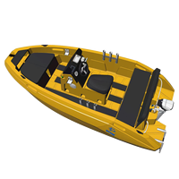 Nouveau type de bateau ponton professionnel de qualité supérieure, bateau à bascule 4 places, moteur sans balais, yacht à vendre avec batterie E69 3 kWh