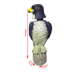 Fabrieksgroothandel Levensechte Realistische Adelaar Beweegbare Kop Inductie Geluid Vervagingsbestendig Havik Jacht Lokvogel Vogelverschrikker Gebruik voor - Product Image 4