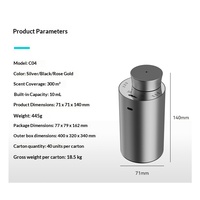 Diffuseur d'huiles essentielles portable, rechargeable, écologique, fonctionnant sur batterie USB, sans eau, pour voiture, extérieur, parfum, nébuliseur