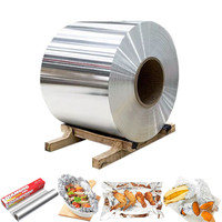 Rouleau de film étirable en alliage de haute qualité alimentaire Récipient alimentaire Feuille de restauration pour la congélation des aliments Feuille d'aluminium
