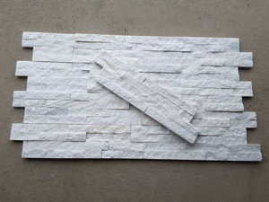 Cuarcita blanca Z Panel Piedra apilada - Product Image 3