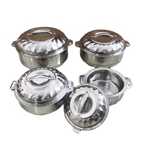 Set Stoples Dapur Grosir 2026, Set Panci Casserole Terisolasi Stainless Steel 3 Pcs/4 Pcs - Product Image 1