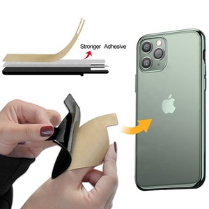 Soporte de Teléfono Móvil de Silicona de Doble Capa con Tarjetero y Función de Soporte, Cartera para Teléfono Celular - Product Image 3