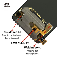 AMLOED assemblage de numériseur d'écran tactile de remplacement d'origine pour les écrans LCD de téléphone portable Oneplus Nord