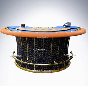 Table de baccarat électrique moderne de luxe personnalisée table de poker jeu de casino au design unique - Product Image 2