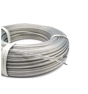 FF46-1 Transparent FEP Sheath 24AWG 22AWG 2 Core Flexible Flat Cable